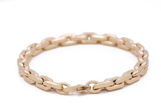 14K Yellow Gold Fashion Italian Link Bracelet