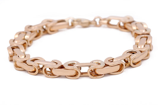 14K Yellow Gold Fashion Italian Link Bracelet