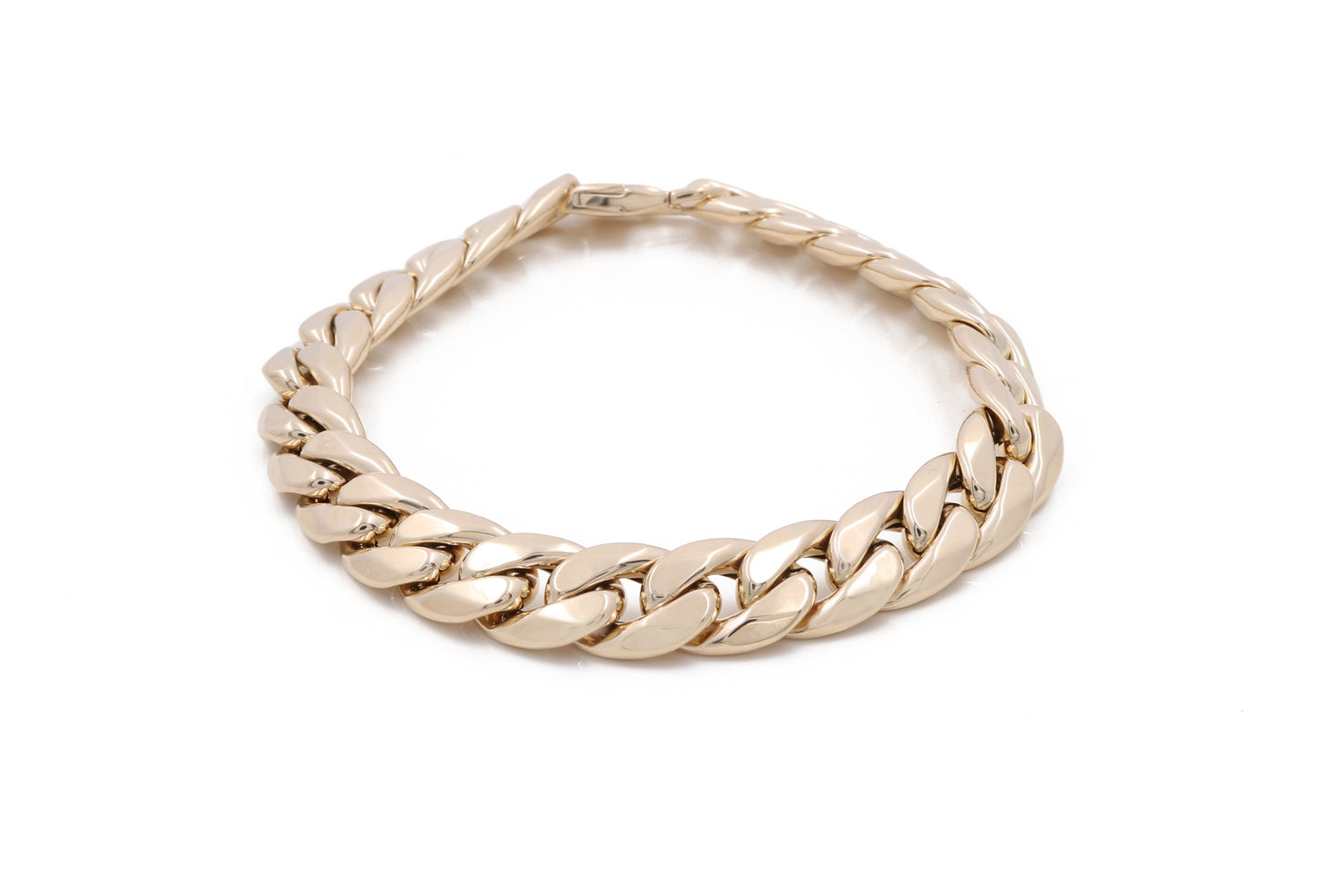 14K Yellow Gold Cuban Link Bracelet