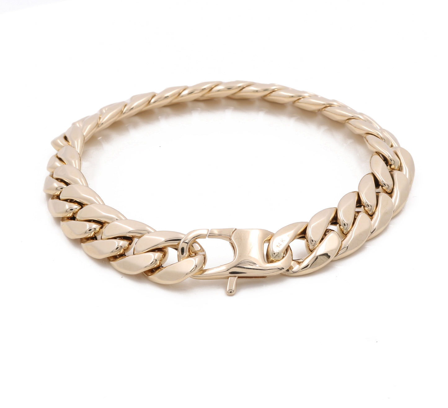 14K Yellow Gold Cuban Link Bracelet