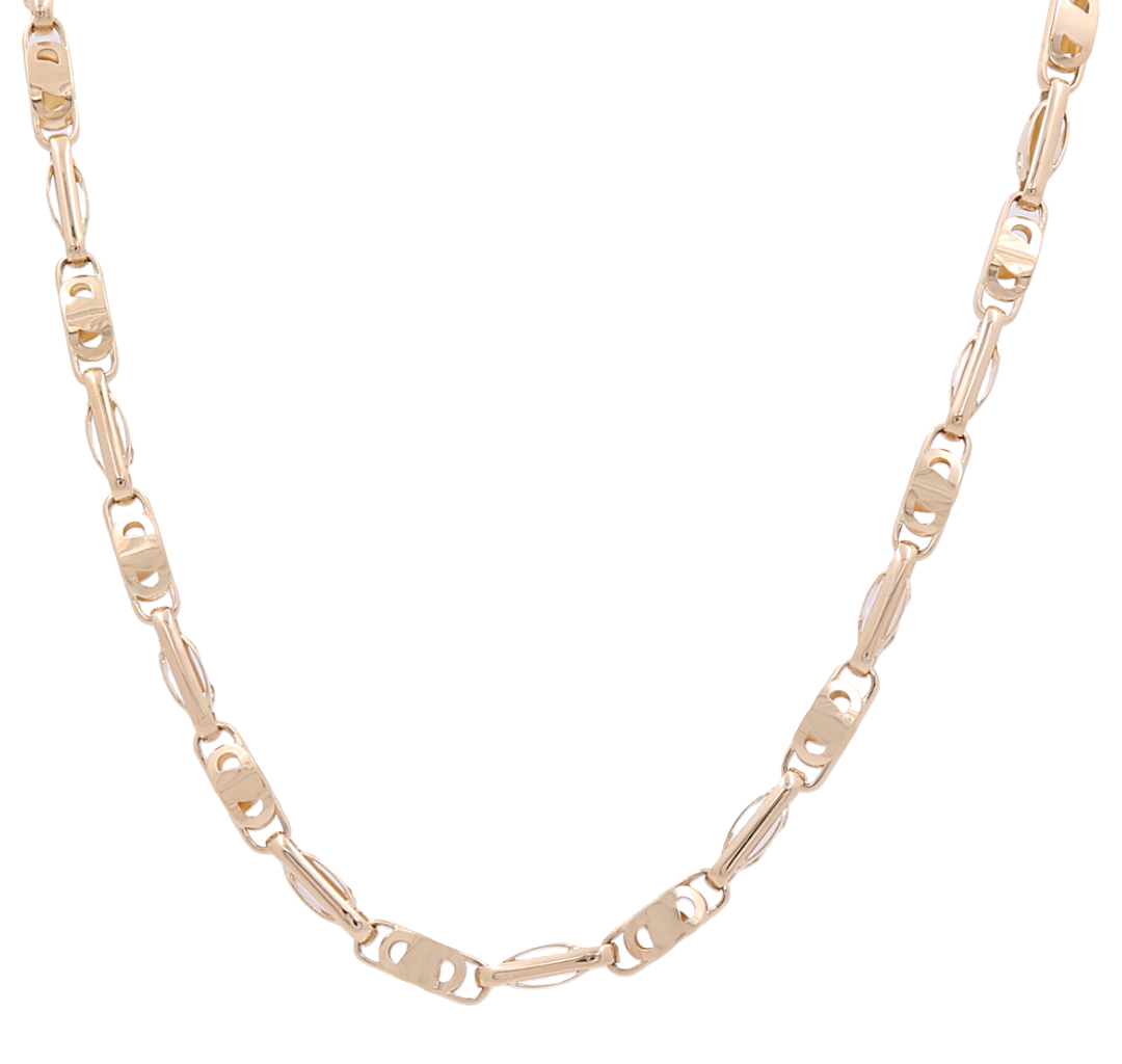 14K Yellow Gold Italian Link Chain