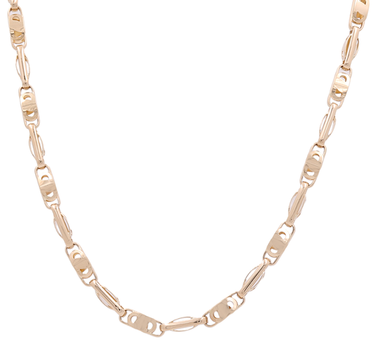 14K Yellow Gold Italian Link Chain