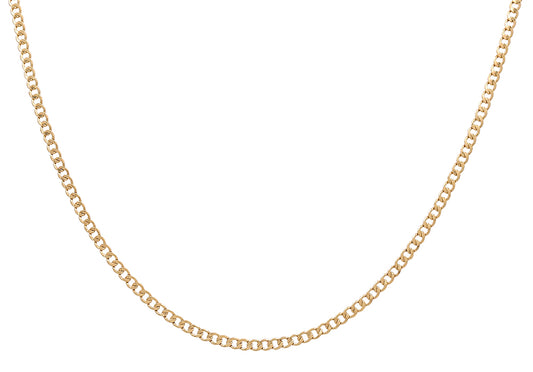 10K Yellow Gold Flat Link Chain