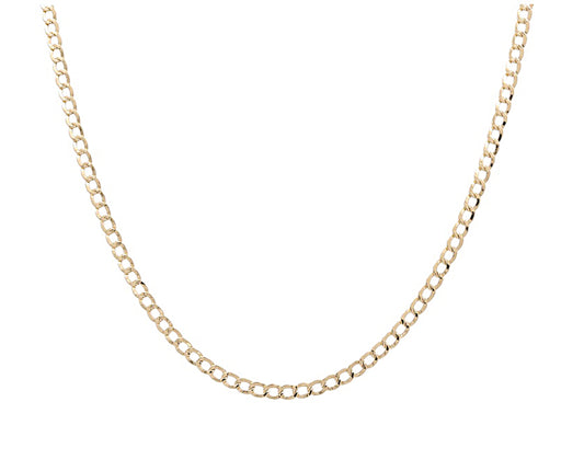10K Yellow Gold Flat Link Chain