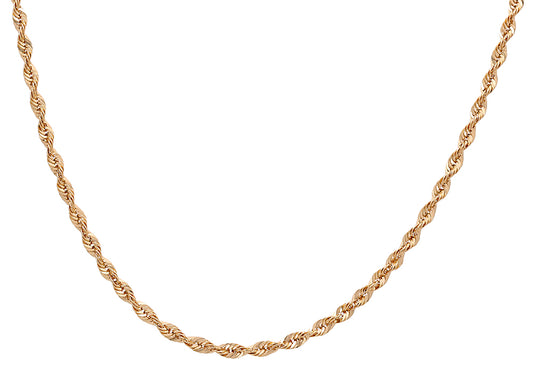10K Yellow Gold Chain Rope