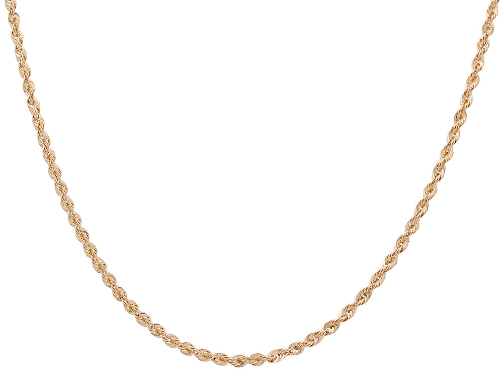10K Yellow Gold Rope Chain
