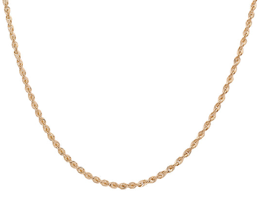 10K Yellow Gold Rope Chain