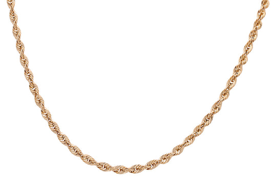 10K Yellow Gold  Rope Chain
