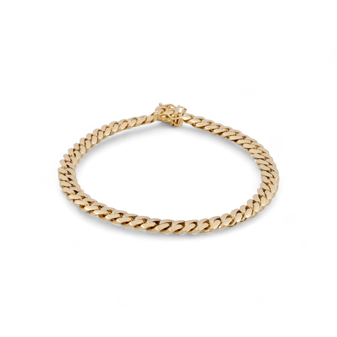 10K Yellow Gold Cuban Link Bracelet