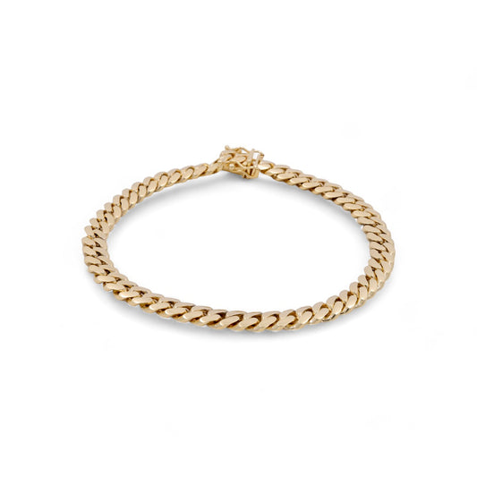 10K Yellow Gold Cuban Link Bracelet