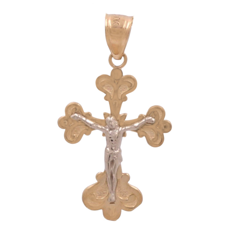 10K Yellow Gold Jesus Christ Pendant