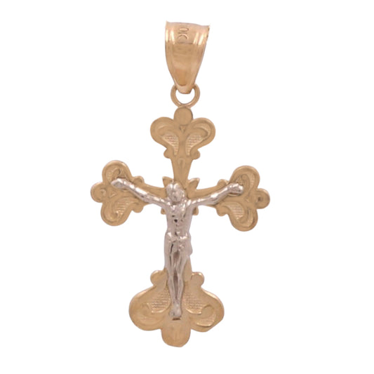 10K Yellow Gold Jesus Christ Pendant