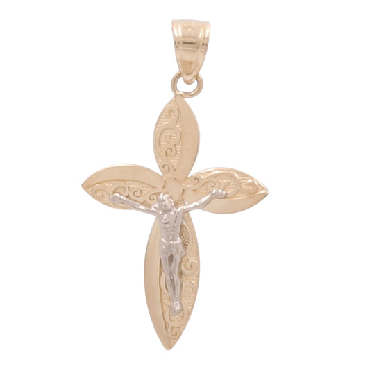 10K Yellow Gold Jesus Christ Pendant