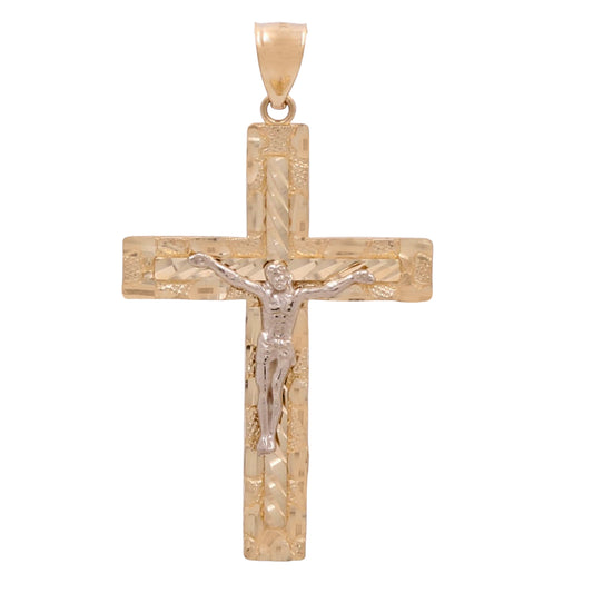 10K Yellow Gold Jesus Christ Pendant