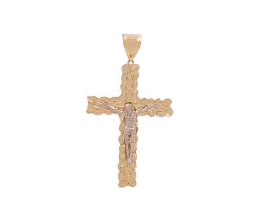 10K Yellow Gold Jesus Christ Pendant