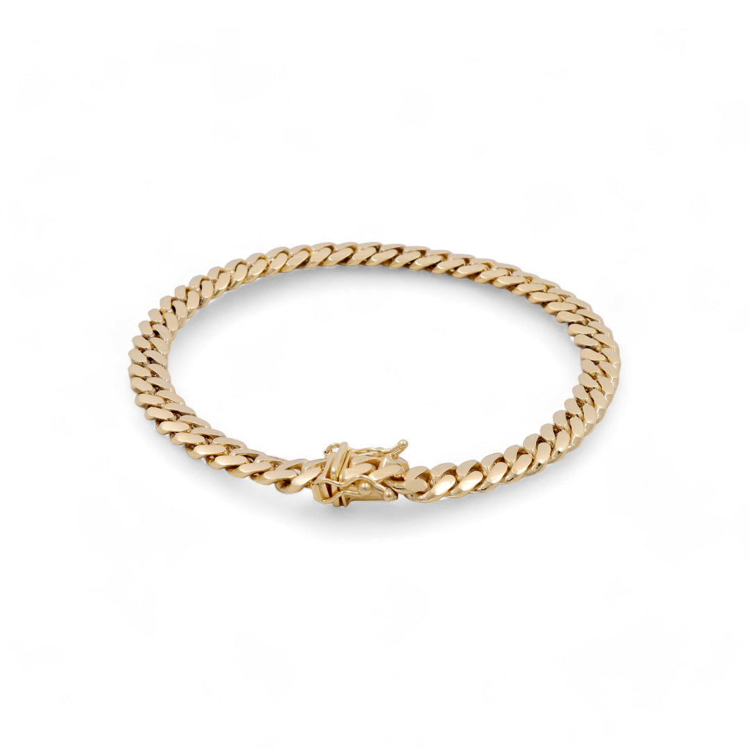 10K Yellow Gold Cuban Link Bracelet
