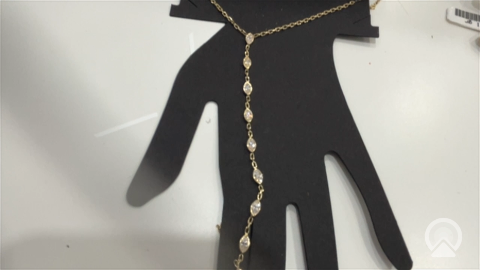 10K Yellow Gold Fashion Women's Clon Bracelet with  Cz / Size: 7.5'' / Weight: 2.8 GR / LLBWB0CLN