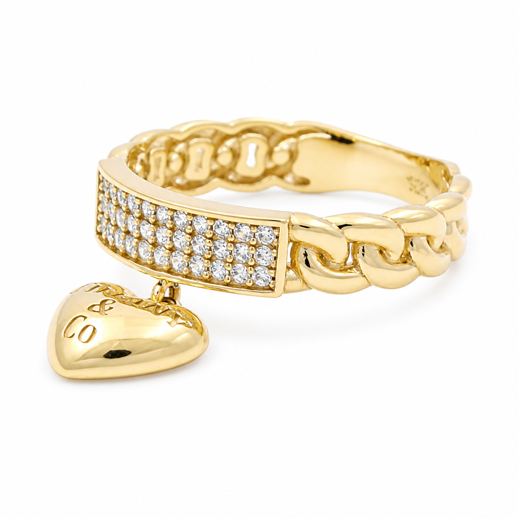 10K Yellow Gold Fashion Women's Ring  / Size: 7.5 / Weight: 2.7 GR / DQWR0FS-105