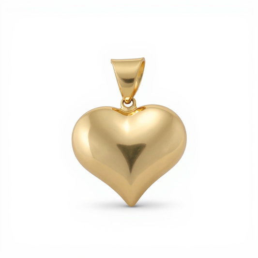 10K Yellow Gold Heart Pendant / Weight: 1.9 GR / CQPD0HR-6