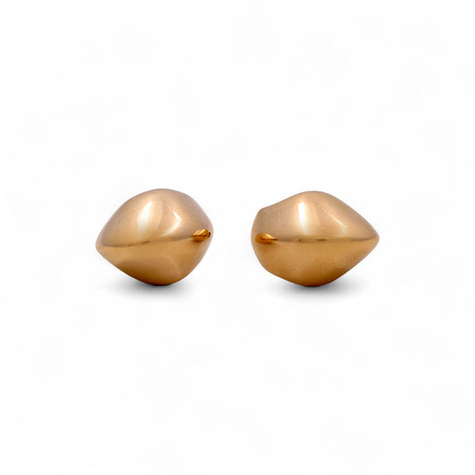 14K Yellow Gold Fashion Stud Earrings / Weight: 4.1GR / DQES4FS-1