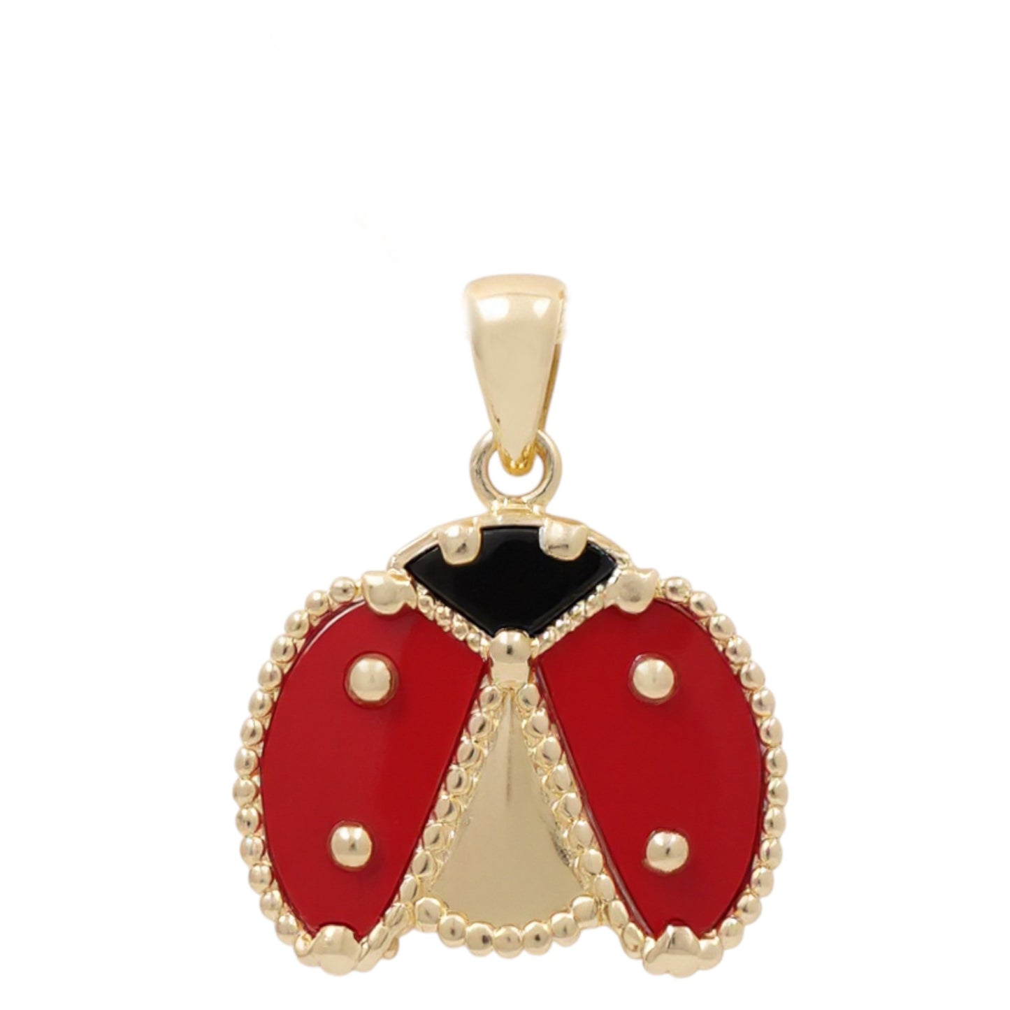 14K Yellow Gold Ladybug Pendant / Weight: 2.1 GR / BOPD4LB