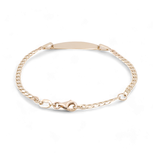 14K Yellow Gold Kids Bracelet / Size: 6.5” / Weight: 2.2 GR / CSBB4-6