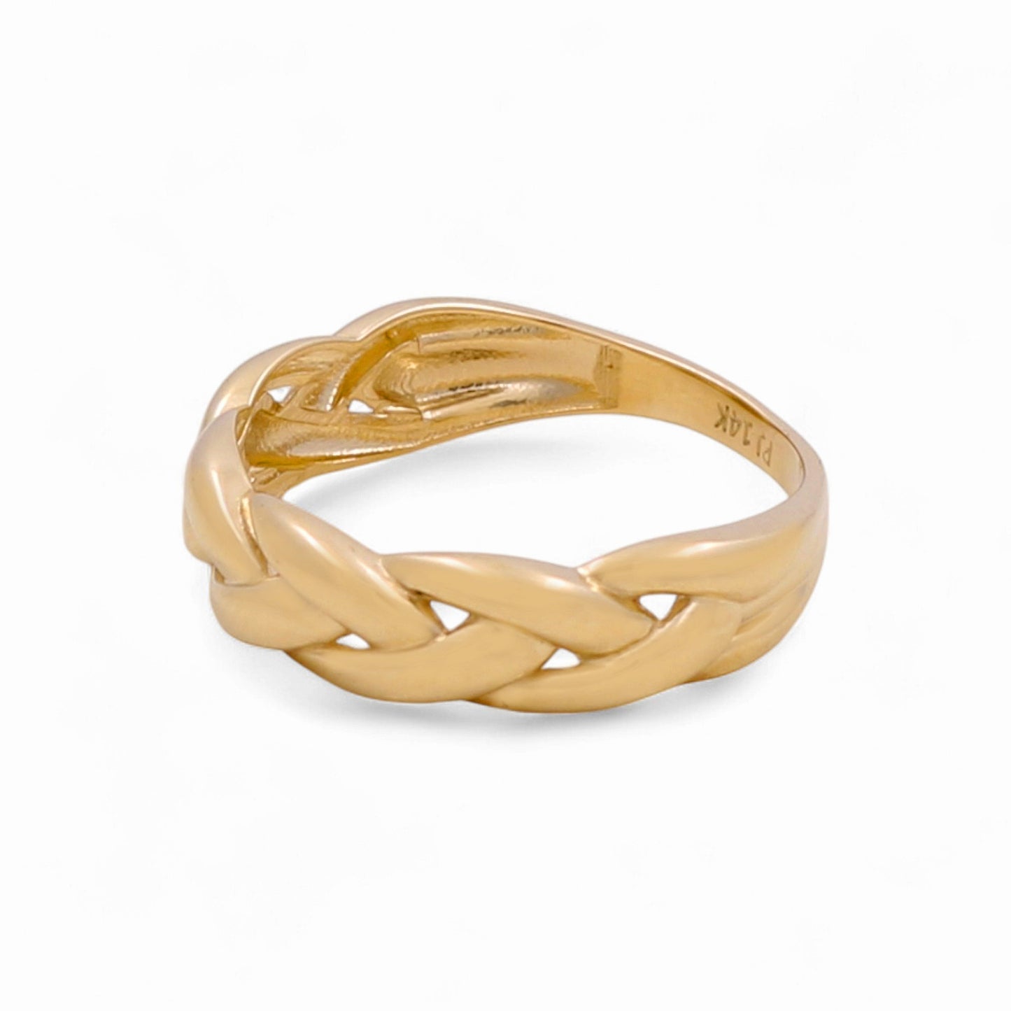 14K Yellow Gold Fashion Women's Ring / Size: 7.5 / Weight: 2 GR / DPWR4FS-23
