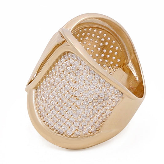 14K Yellow Gold Women’s Fashion Ring / CZ / COWR4FS-101