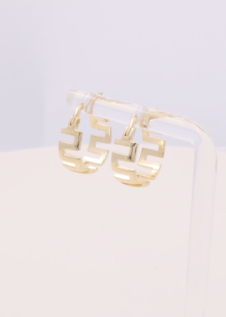 CCEH4FS-12 14k C Weight 4.1gr Fashion Earring Hoops