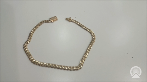 14K Yellow Gold Semisolid Monaco Bracelet / Stone: Cz / Size: 4mm 7.5" / Weight: 3.4 GR / DOWB4MON4-7.5
