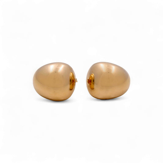 14K Yellow Gold Fashion Stud Earrings / Weight: 5.2 GR / DQES4FS