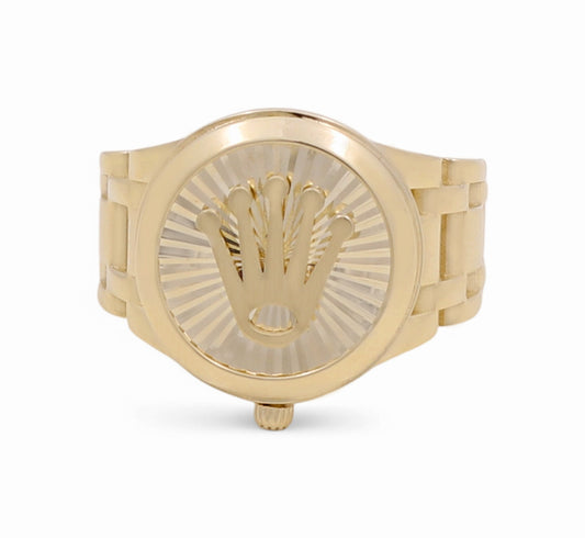 14K Yellow Gold Fashion RX Men's Ring / Size: 10.5 / Weight: 6.8GR / DQMR4RX