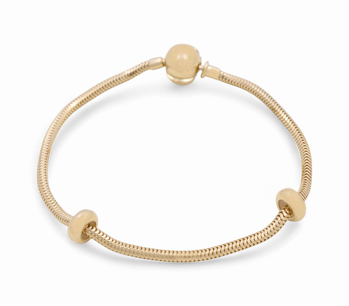 14K Yellow Gold Women's Bracelet / Size: 7.5" / P24CB-16A