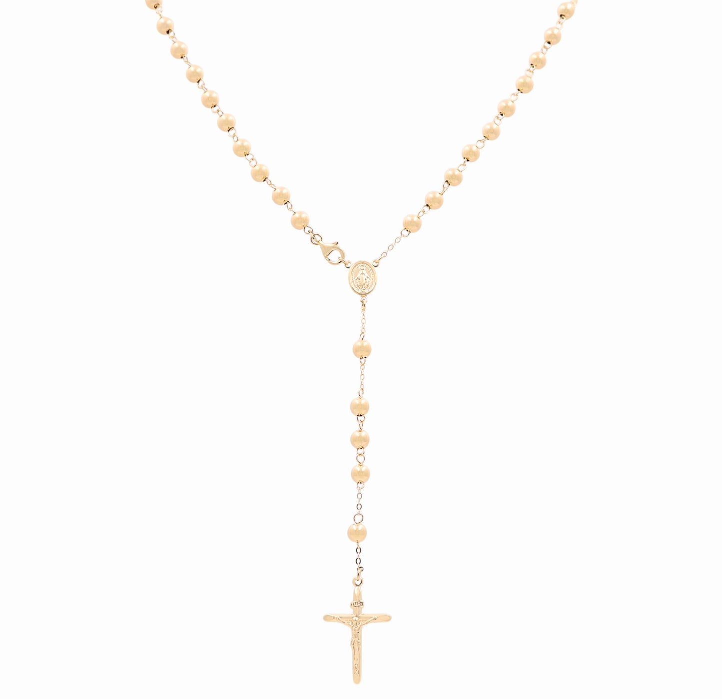 14K Yellow Gold Rosary / Size: 24" / Weight: 14.2 GR / 028-11106