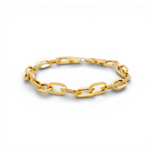 14K Yellow Gold Fashion Women's Bracelet / Size: 7.5" / Weight: 3.7 GR / COWB4FS-38