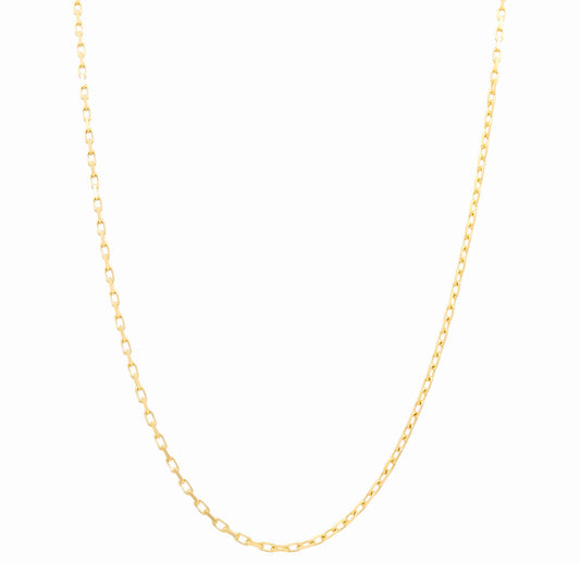 14K Yellow Gold Solid Italian Fashion Chain / Size: 2.5mm 24" / Weight: 15 GR / 762-51100