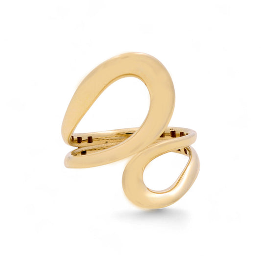 10K Yellow Gold Fashion Women's Ring / Size: 7.5 / Weight: 2.8 GR / DQWR0FS-4