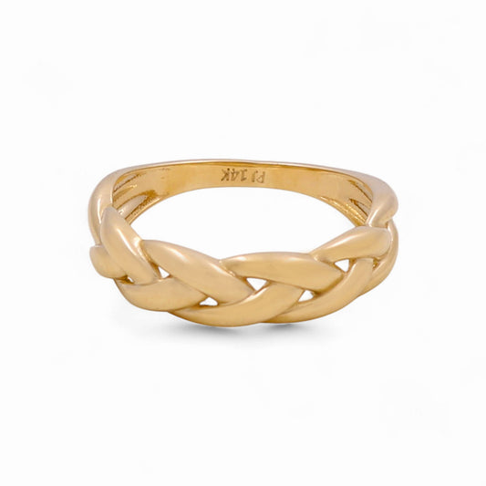 14K Yellow Gold Fashion Women's Ring / Size: 7.5 / Weight: 2 GR / DPWR4FS-23