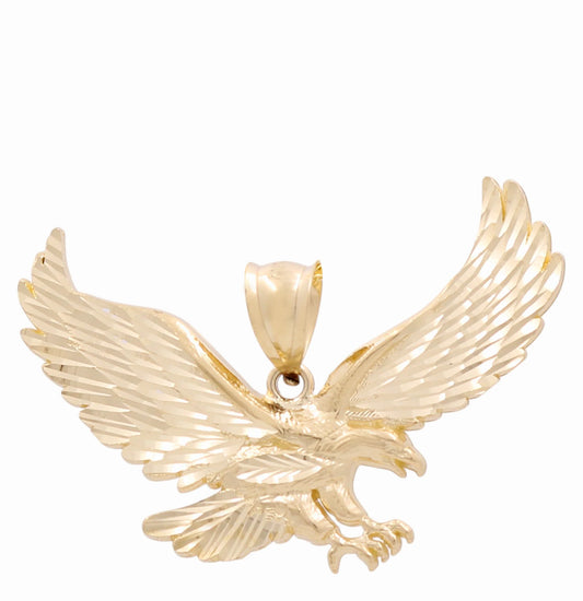 14K Yellow Gold Eagle Pendant  / Weight: 6.4 GR / DAPD4EG