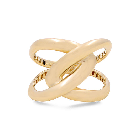 14K Yellow Gold Fashion Women's Ring / Size: 9.5 / Weight: 3.4 GR / DQWR4FS-33