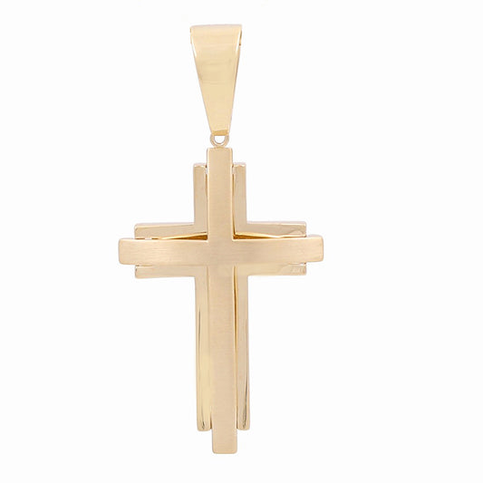 14K Yellow Gold Cross Pendant / Weight: 6.3 GR / 774-00149