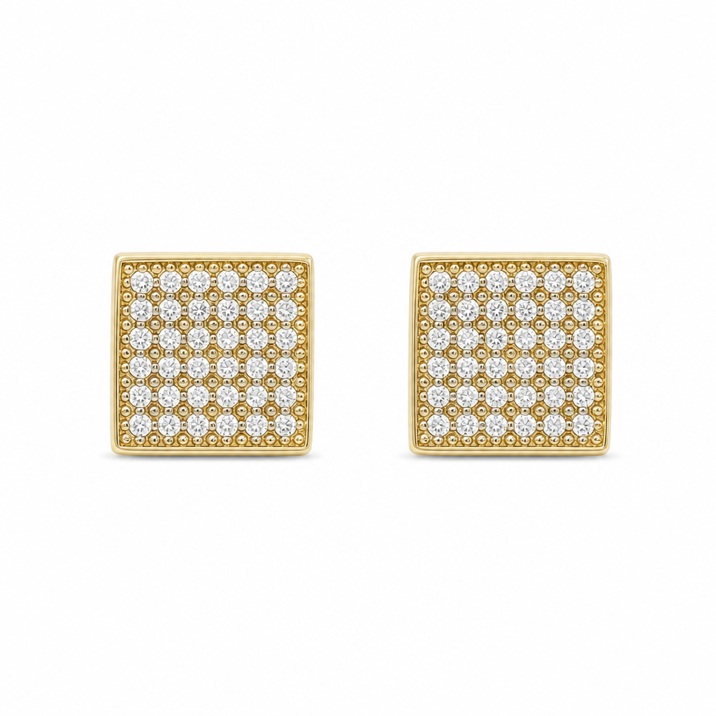 14K Yellow Gold Fashion Stud Earring / Weight: 1.6 GR / DOES4FS-4