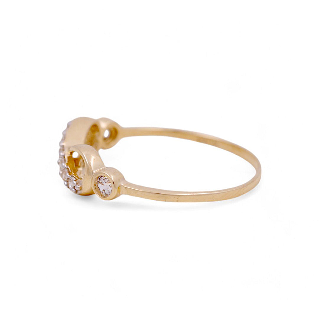14K Yellow Gold Woman’s Infiniti Ring / Stone: CZ / Size: 6.5 / Weight: 1.2GR / IEEWR4IF-1
