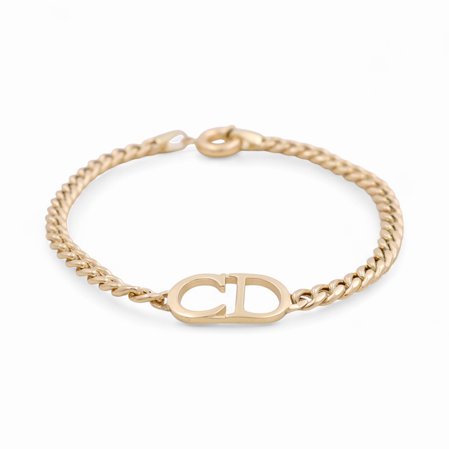 14K Yellow Gold Cuban Link Woman's Bracelet CD / Size: 7.5" / Weight: 5.8 GR / DOWB4CLCD