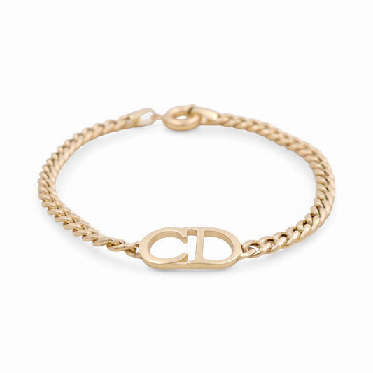 14K Yellow Gold Cuban Link Woman's Bracelet CD / Size: 7.5" / Weight: 5.8 GR / DOWB4CLCD
