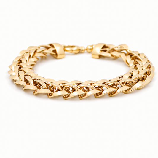 14K Yellow Gold Women's Bracelet Italian Link / Size: 7.50" / Weight: 14.3 GR / 400-01167