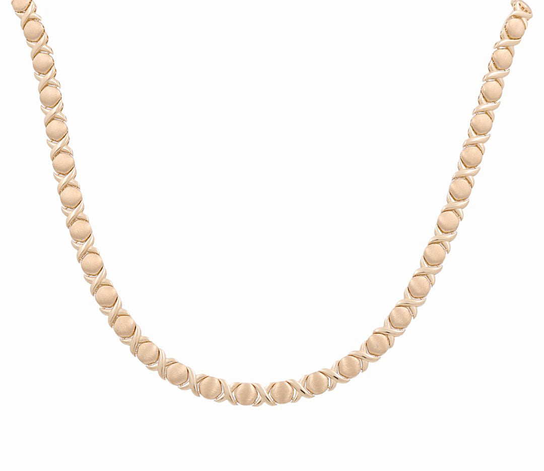 14K Yellow Gold Fashion Women's Necklace / Size: 18" / Weight: 21.6 GR / CONK4FS-7