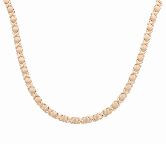 14K Yellow Gold Fashion Women's Necklace / Size: 18" / Weight: 21.6 GR / CONK4FS-7