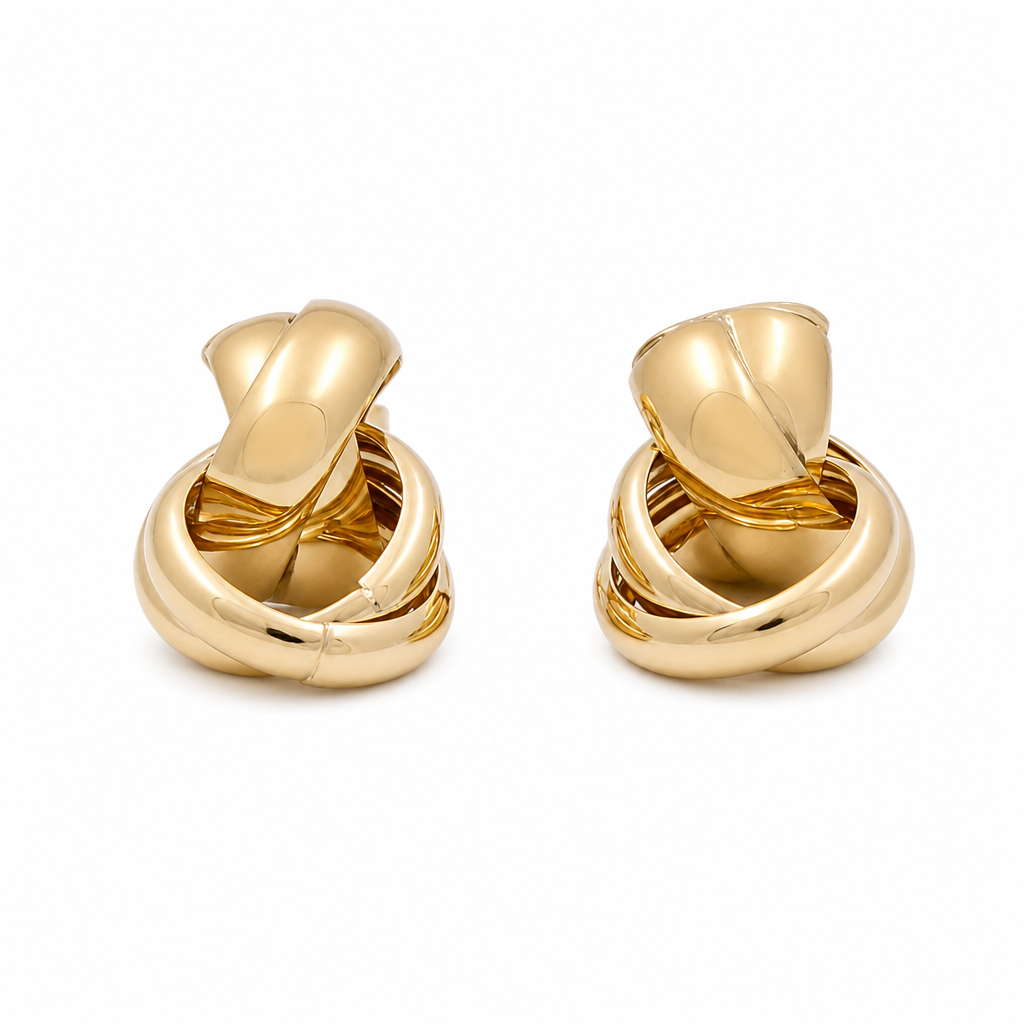 10K Yellow Gold Fashion  Earrings / Weight: 3 GR / ORC261