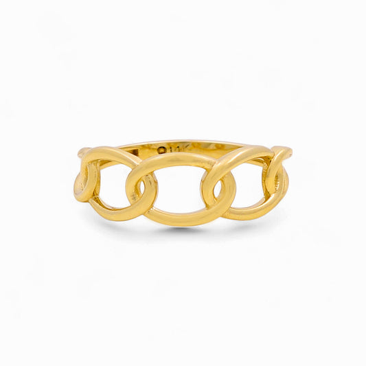 14K Yellow Gold Fashion Women's Ring / Size: 8.5 / Weight: 1.7 GR / DQWR4FS-29